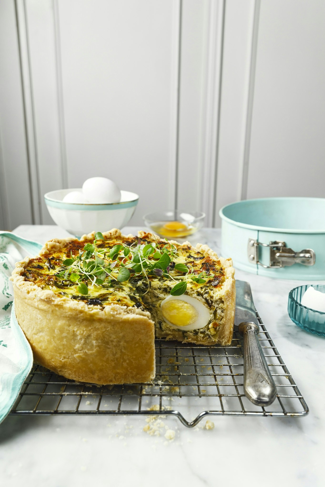 Torta pasqualina – ägg- och spenatpaj