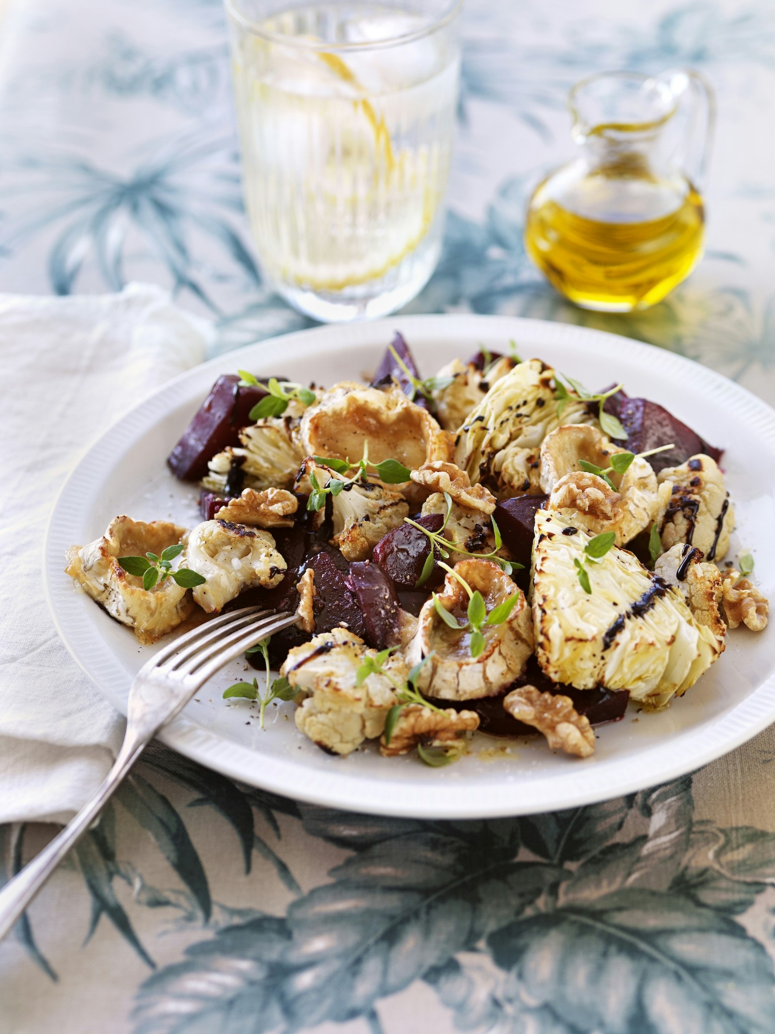 Ugnsrostade grönsaker med getost