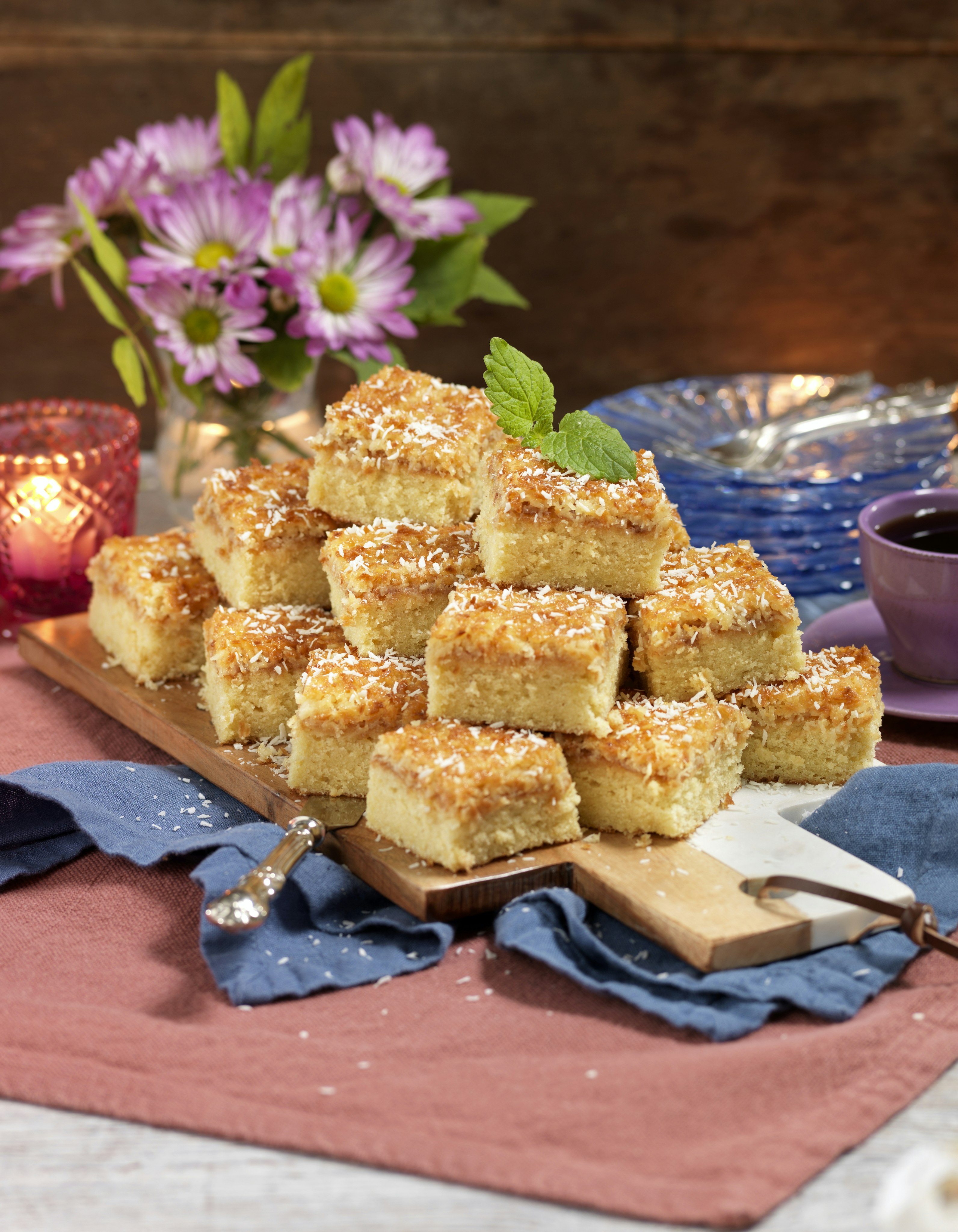 Vaniljtosca i långpanna