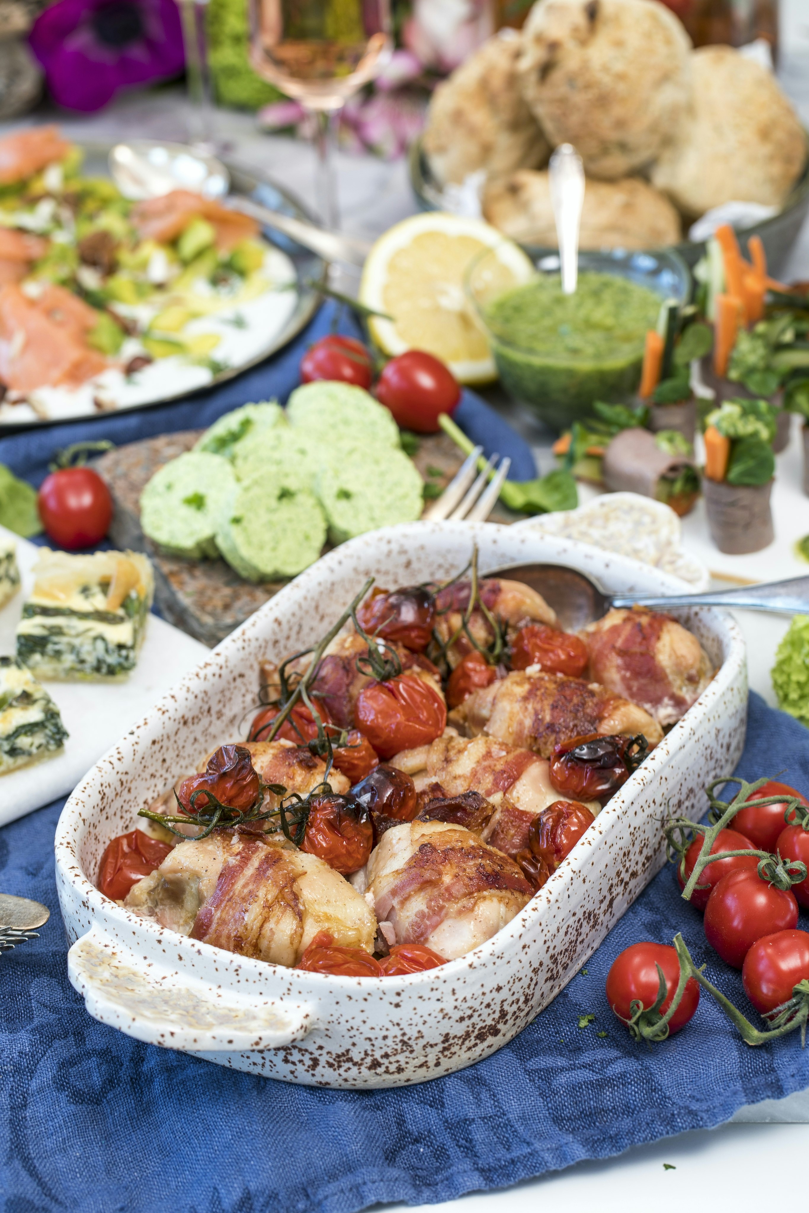 Vårkyckling med ramslökssmör