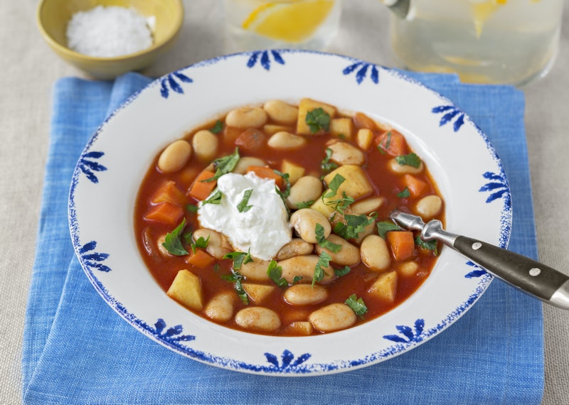 vegetarisk soppa bönor