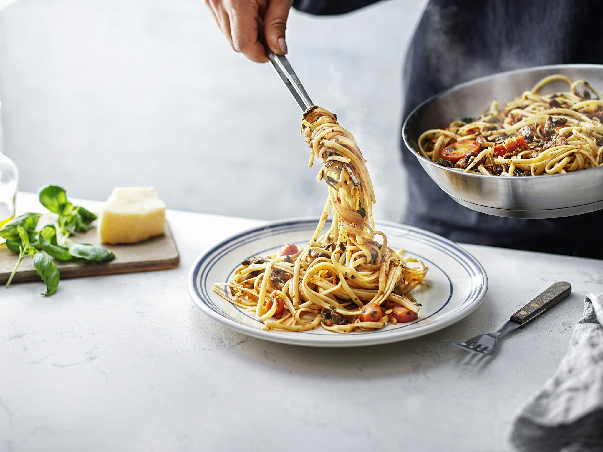 Vego bolognese med fryst bön-grönsaksmix